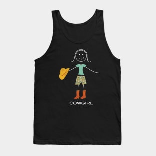 Funny Womens Cowgirl Tank Top